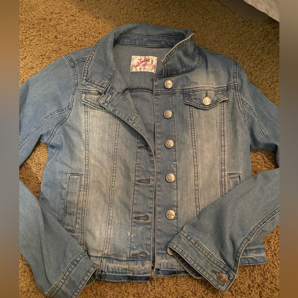 Justice jean jacket